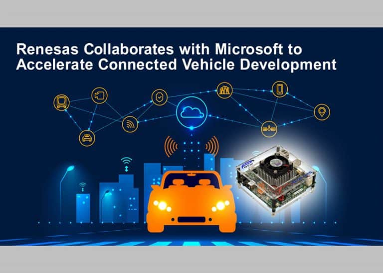 Renesas collabora con Microsoft per accelerare lo sviluppo di soluzioni per la connettività per veicoli