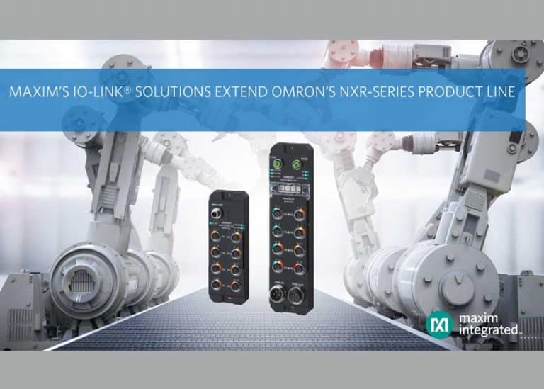 Omron adotta i controller IO-Link di Maxim Integrated per i propri controller bidirezionali della serie NXR