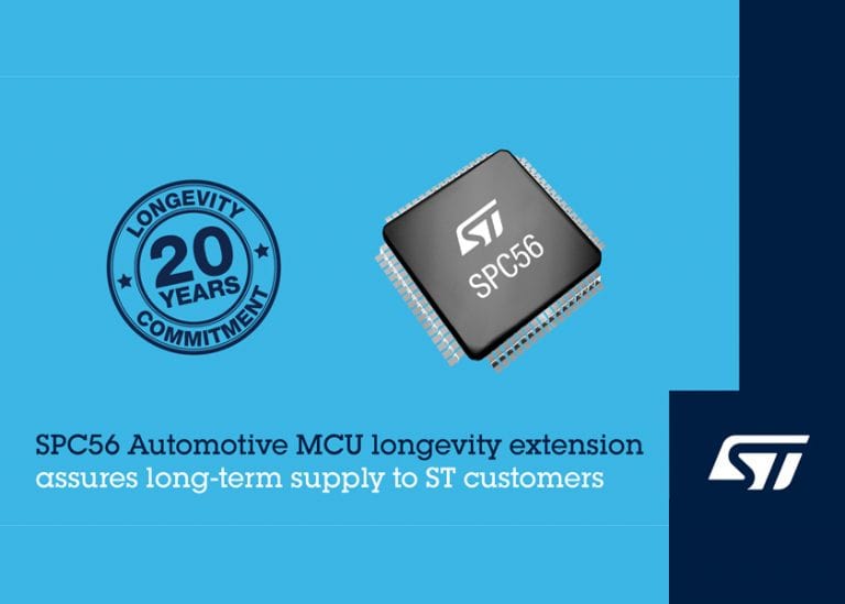 STMicroelectronics estende a 20 anni la longevità dei microcontrollori per automotive più diffusi