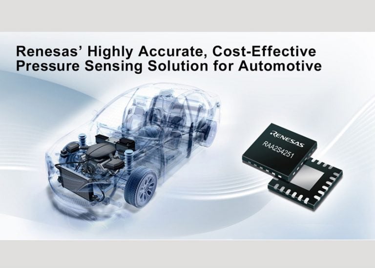 Elevata accuratezza e costo competitivo: arrivano i nuovi sensori di pressione per automotive RAA2S425x di Renesas