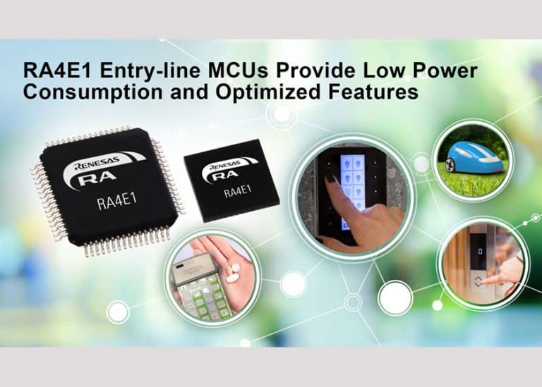 Renesas amplia la famiglia di MCU RA con il nuovo gruppo di prodotti entry level RA4