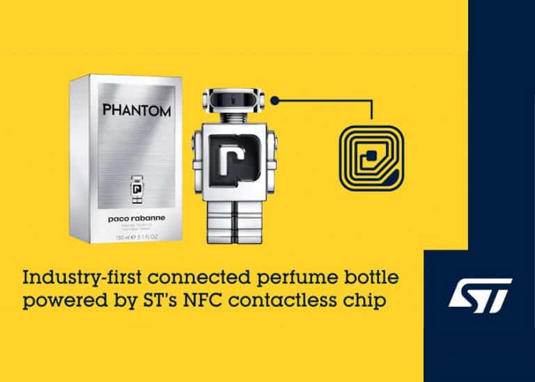 STMicroelectronics collabora con Paco Rabanne per il lancio di una nuova fragranza maschile