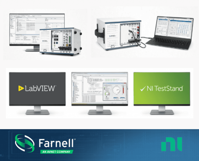 Farnell lancia nuove soluzioni per acquisizione dati con hardware e software National Instruments e sensori Omega