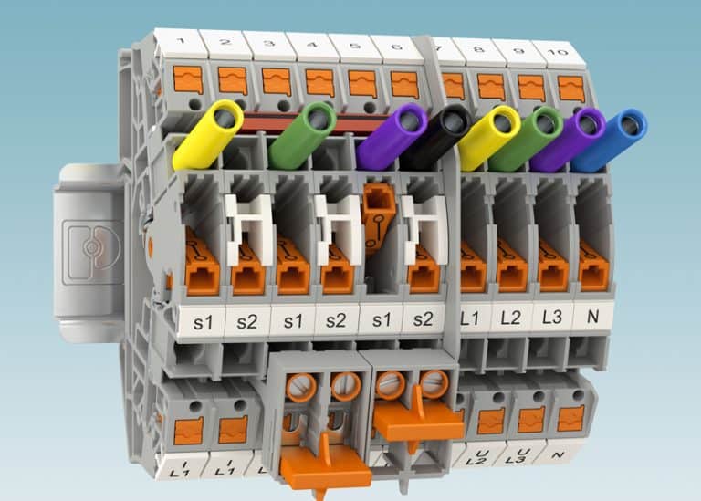 Morsetti convertitori con connessione Push-in laterale da Phoenix Contact