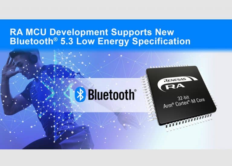 Renesas annuncia MCU wireless di nuova generazione che supportano la nuova specifica Bluetooth 5.3 Low Energy