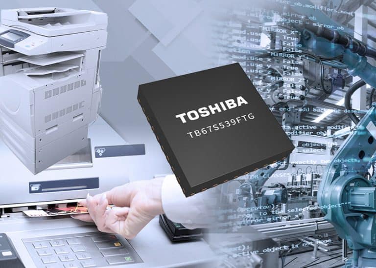 Da Toshiba un driver per motori passo-passo da 40 V/2 A con rilevamento della corrente senza resistori