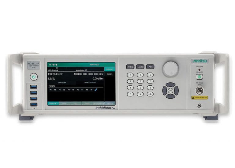 Anritsu presenta la nuova serie di generatori di segnale Rubidium