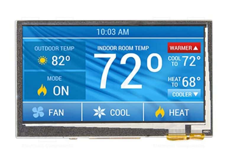 Moduli display TFT LED Displaytech disponibili presso TME