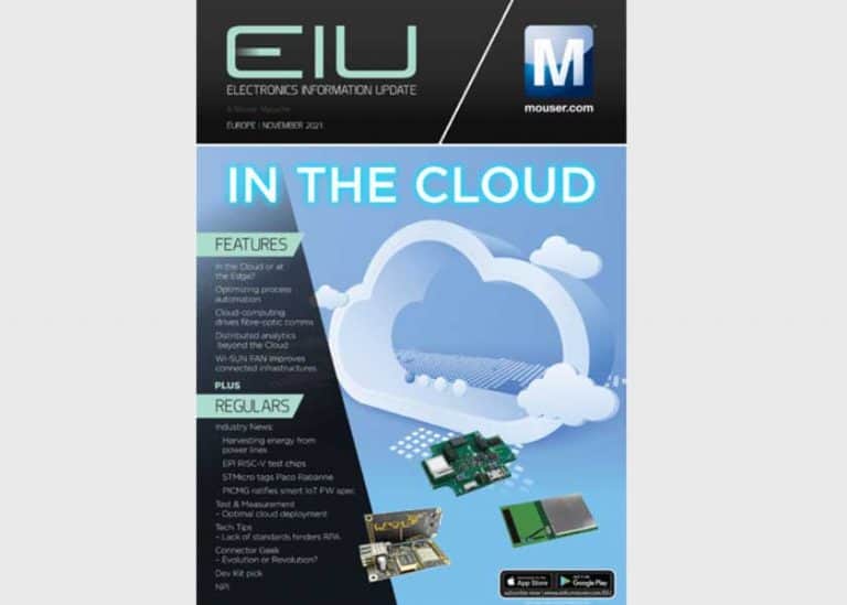 Leggi gratis il numero di novembre del magazine EIU di Mouser Electronics