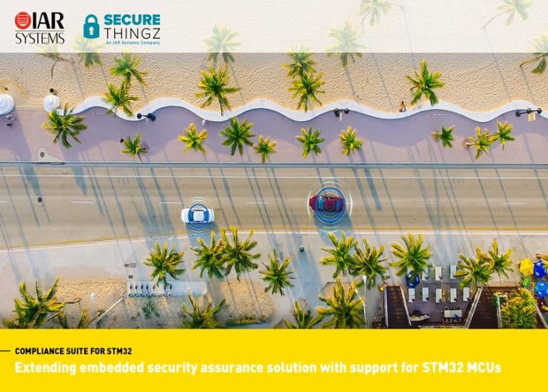 IAR Systems e Secure Thingz presentano la Compliance Suite per STM32