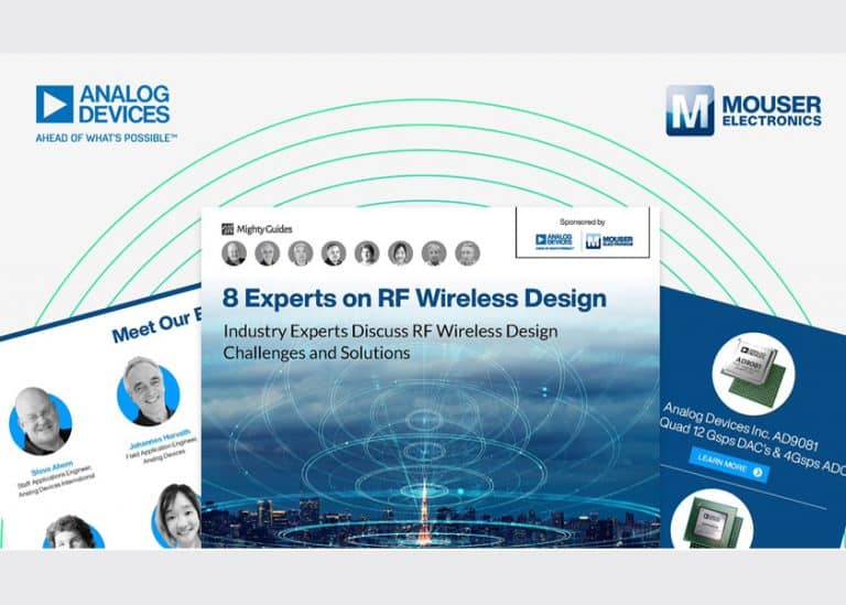 Un nuovo eBook di Mouser Electronics con le migliori soluzioni wireless RF di Analog Devices