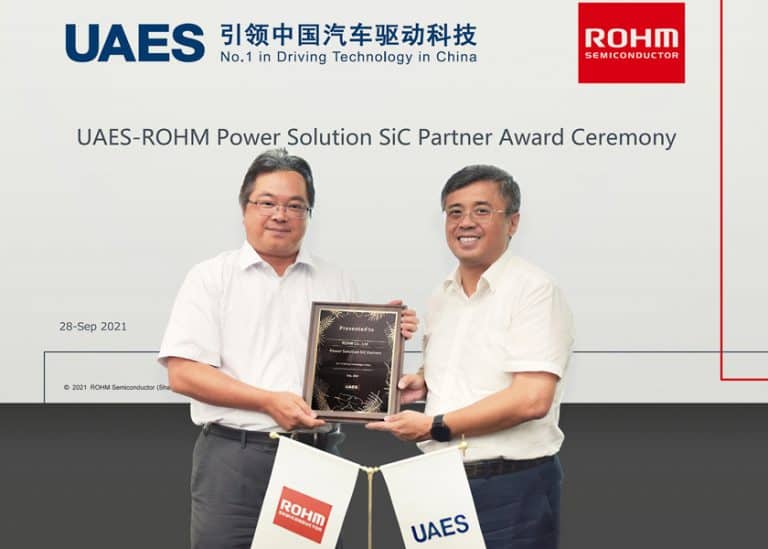 United Automotive Electronic Systems (UAES) certifica ROHM come fornitore preferito per le soluzioni di potenza SiC