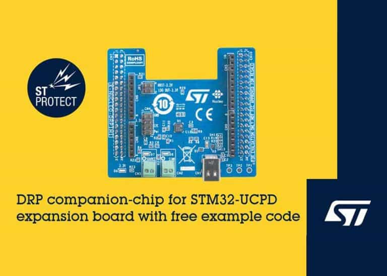 Da ST un integrato di protezione della porta USB Type-C per applicazioni Dual-Role Power (DRP)