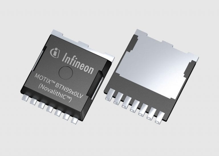 Un package più piccolo del 60% e una resistenza in conduzione del 47% inferiore per i nuovi IC MOTIX di Infineon