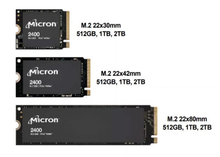 Micron presenta l’SSD client Gen4 PCIe 2400 e annuncia la disponibilità in volumi della prima NAND QLC a 176 strati al mondo