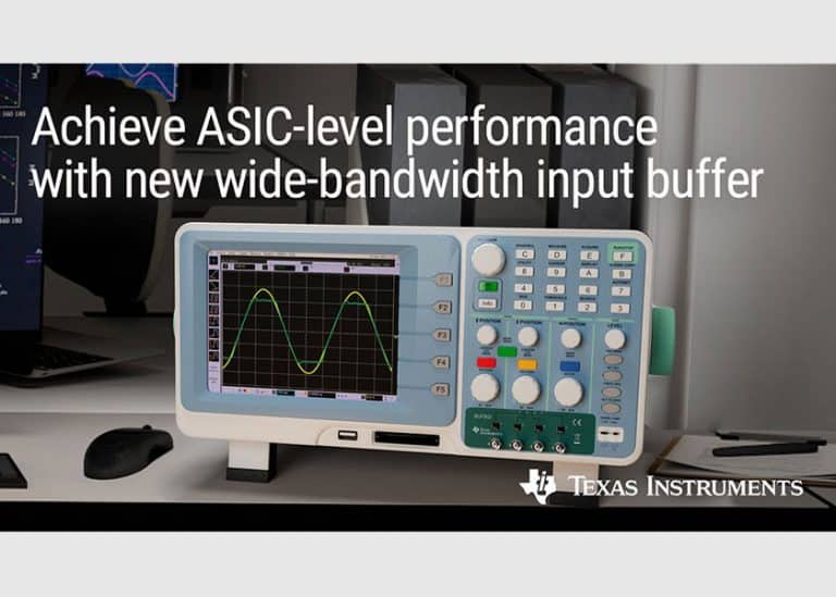 Il nuovo buffer BUF802 di TI consente di eliminare gli ASIC nei circuiti di front-end degli strumenti di misura