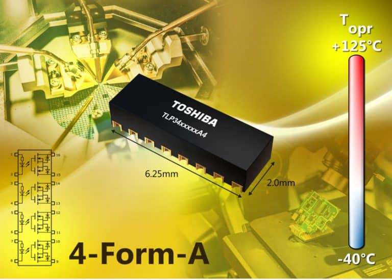 Un package piccolissimo per i fotorelè quadrupli della famiglia 4-Form-A di Toshiba