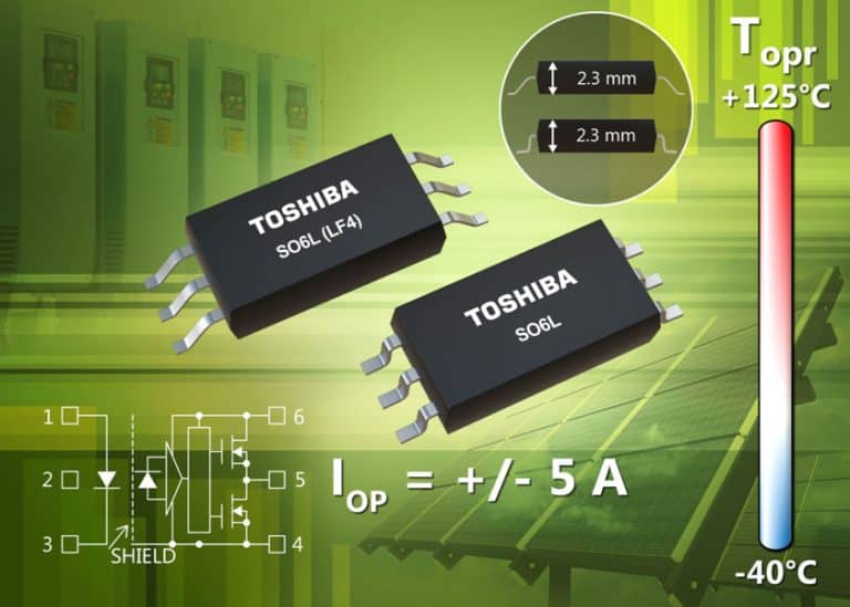 Toshiba introduce nuovi fotoaccoppiatori con elevata corrente di picco in uscita