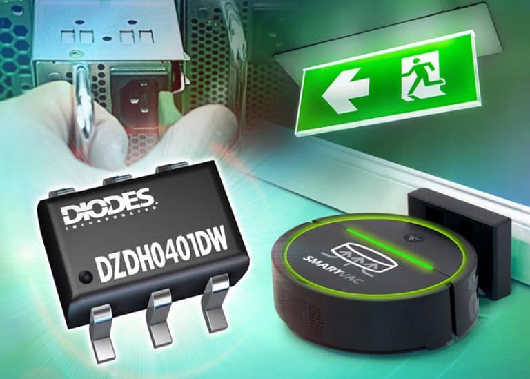 Diodes Incorporated presenta un controller a diodo ideale per circuiti di protezione da scarica inversa