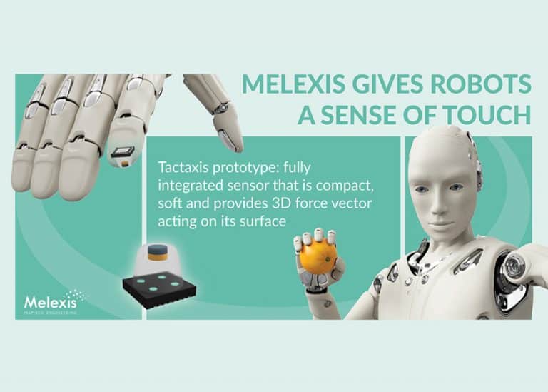 Melexis fornisce ai robot il senso del tatto