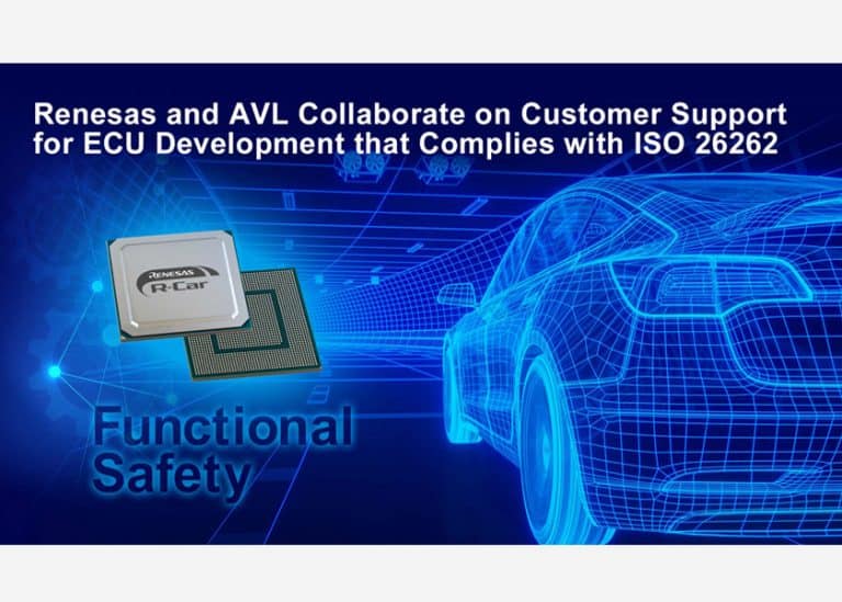 Renesas e AVL collaborano per sviluppare ECU per automotive conformi alla norma ISO 26262