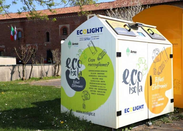 Rifiuti elettronici, con le EcoIsole RAEE di Ecolight raccolte 20 tonnellate di smartphone e piccoli elettrodomestici