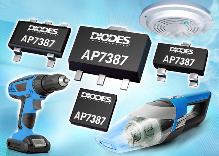 Diodes Incorporated presenta LDO con tensione di ingresso fino a 60V, PSRR di 70 dB e corrente di riposo di soli 2 microampere