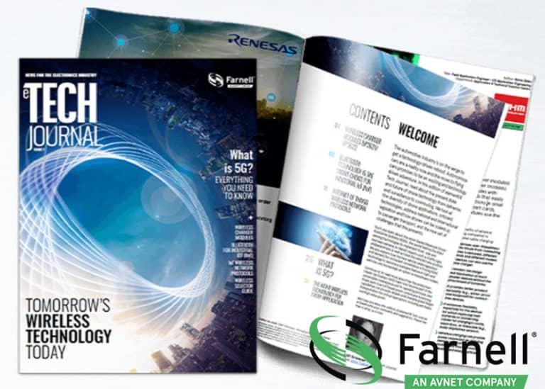 Ritorna con un nuovo look l’e-Tech Journal di Farnell. Il nuovo numero dedicato alle tecnologie wireless del futuro