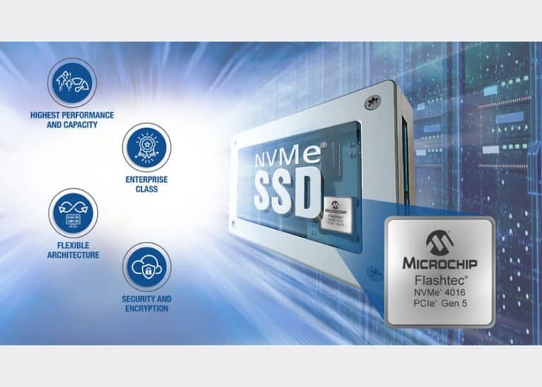 Microchip presenta il controller SSD NVMe Enterprise PCIe Gen 5 a 16 canali con le prestazioni più avanzate del settore