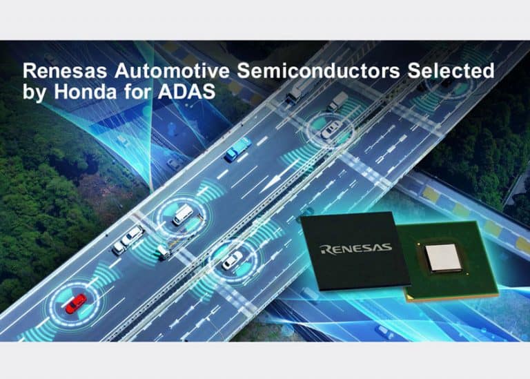 Le soluzioni automotive di Renesas sono state scelte da Honda per i suoi sistemi ADAS