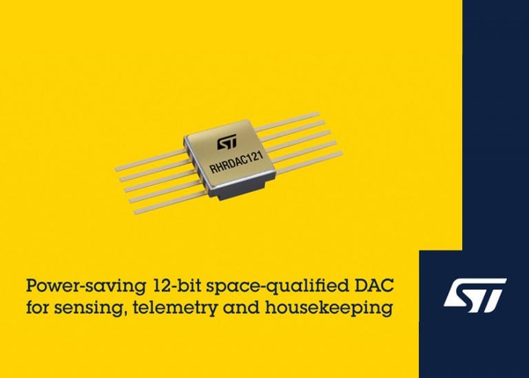 STMicroelectronics presenta un DAC rad-hard da 2,5 V per applicazioni satellitari all’avanguardia