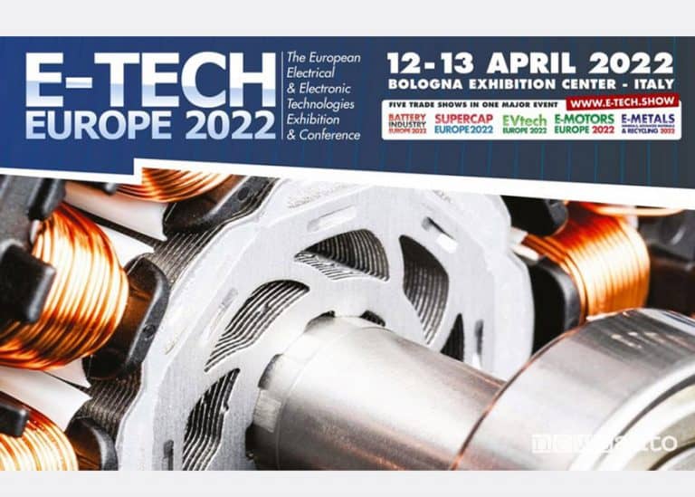 Al via domani a Bologna E-TECH EUROPE 2022, l’evento internazionale dedicato ai temi dell’elettrificazione e della mobilità elettrica