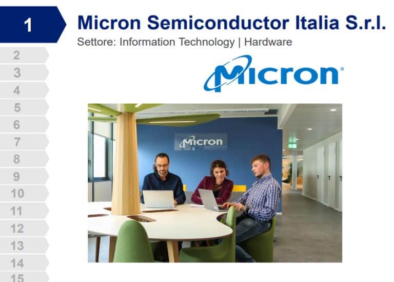 Micron Semiconductor è l’azienda italiana al primo posto della Best Workplace List, la classifica stilata da Great Place to Work