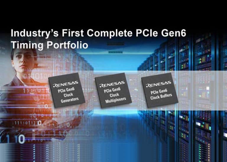 Renesas presenta i primi buffer e multiplexer del mercato per applicazioni PCIe Gen6