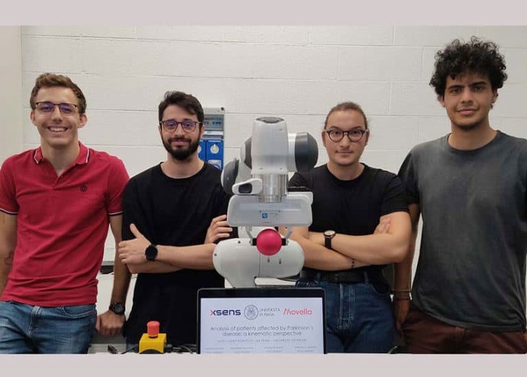 Un sistema di rilevamento dei tremori per pazienti affetti da morbo di Parkinson, consente al Team UNIPV di vincere la “Biomechanics Challenge”