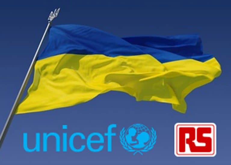 Emergenza Ucraina: RS Components Italia dona 20mila euro a UNICEF