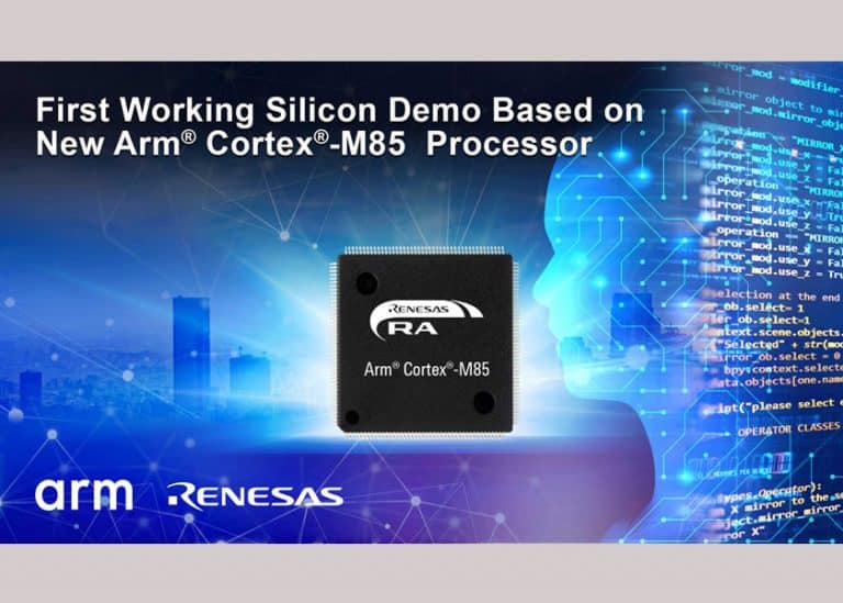 Appuntamento a Embedded World 2022 per il primo silicio basato su Arm-Cortex M85 di Renesas Electronics