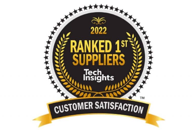 Technoprobe vince i premi THE BEST Supplier of 2022 e RANKED 1st di TechInsights nella categoria Test Subsystems Supplier