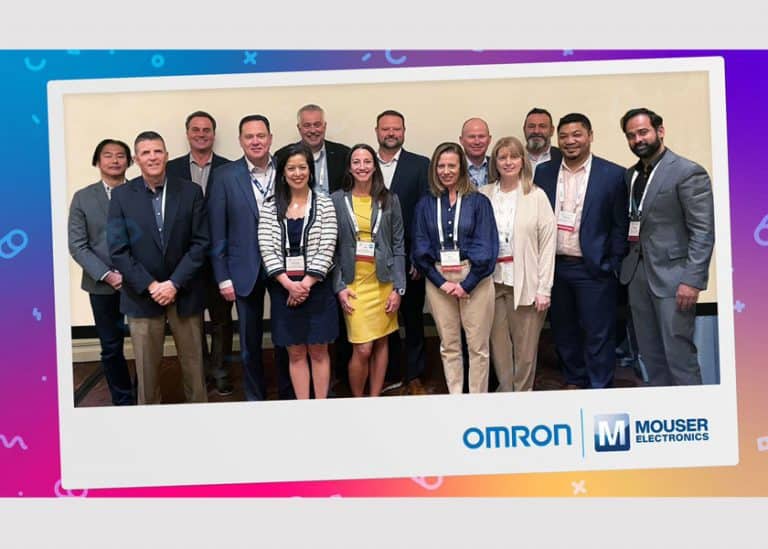 Mouser riceve il prestigioso premio Distributor of the Year da Omron