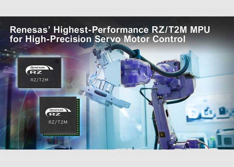 Renesas rilascia RZ/T2M, il suo microprocessore più potente e più veloce per il controllo ad alta precisione di servomotori