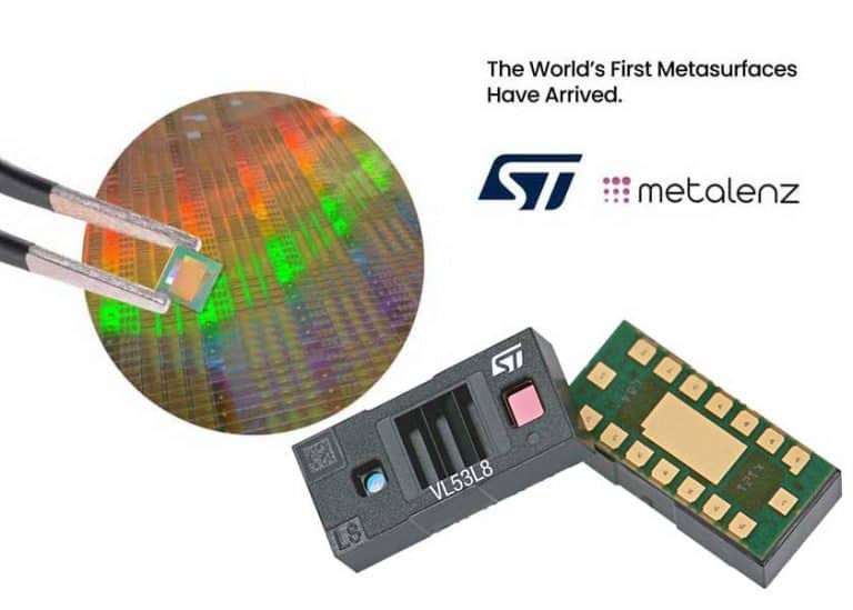 STMicroelectronics presenta VL53L8, il primo sensore ToF che utilizza la tecnologia delle metasuperfici ottiche sviluppata da Metalenz