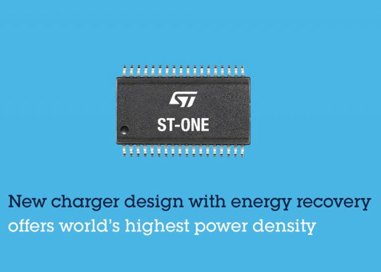 Il nuovo controller ST-ONE di STMicroelectronics insieme ai moduli di potenza MasterGaN consentirà un risparmio globale di quasi 100 TWh