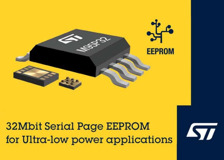 STMicroelectronics presenta la prima Serial Page EEPROM, una novità assoluta nel campo delle memorie non volatili