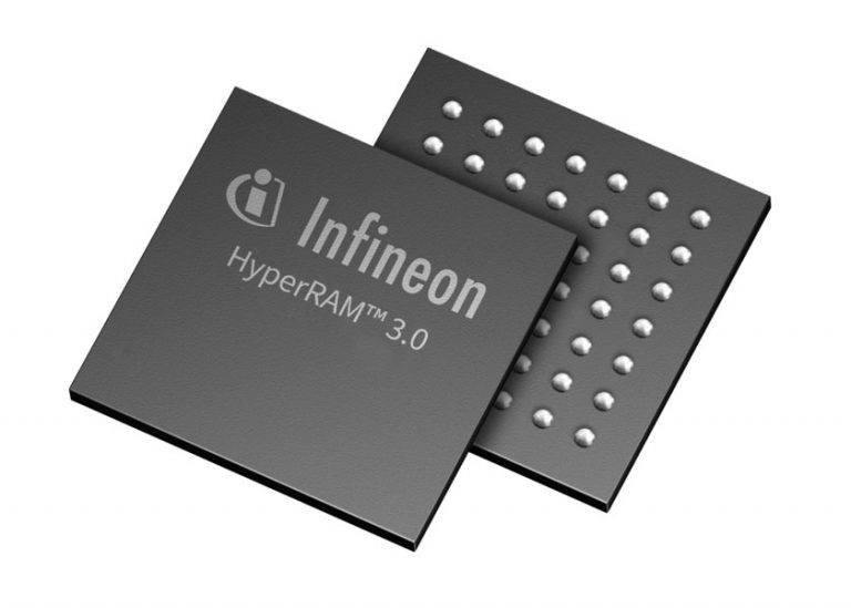 Infineon presenta il nuovo chip di memoria HYPERRAM che raddoppia la larghezza di banda fino a 800 MBps