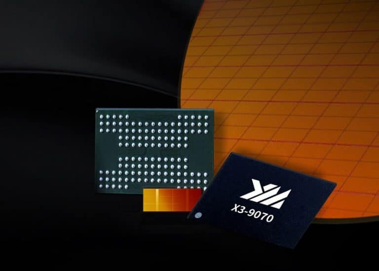 La cinese Yangtze Memory annuncia X3-9070, un chip di memoria NAND 3D di quarta generazione a 232 layer