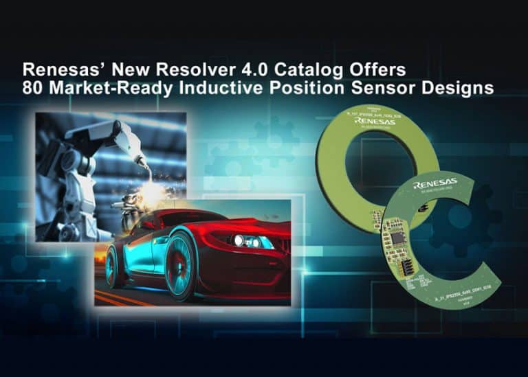 Nel nuovo catalogo Renesas Resolver 4.0 più di ottanta nuovi progetti di riferimento pronti per l’uso