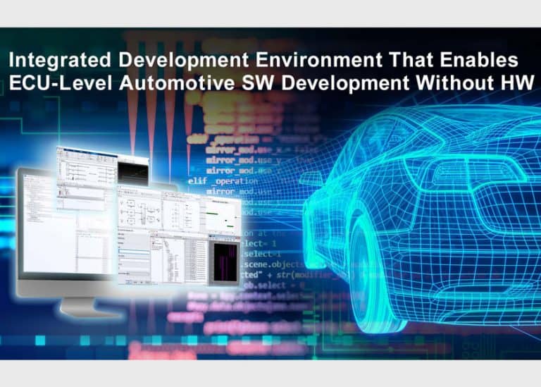 Renesas lancia un IDE che consente lo sviluppo software automotive a livello di ECU senza impiego di hardware