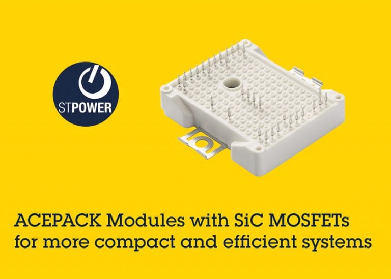 I moduli di potenza di STMicroelectronics semplificano la progettazione degli inverter SiC