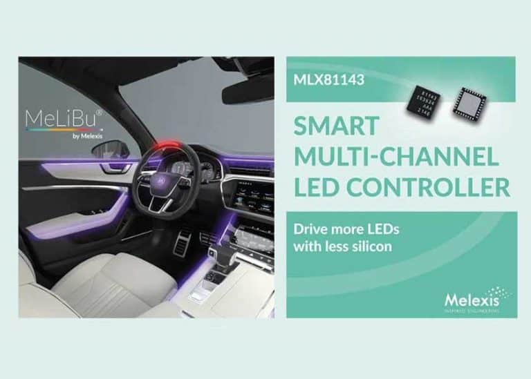 Melexis presenta il LED driver per automotive MLX81143 con interfaccia MeLiBu  