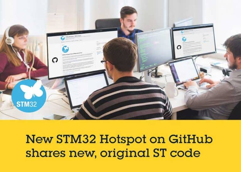 STMicroelectronics presenta STM32 Hotspot, un’area per progetti non ufficiali con prodotti STM32 su GitHub